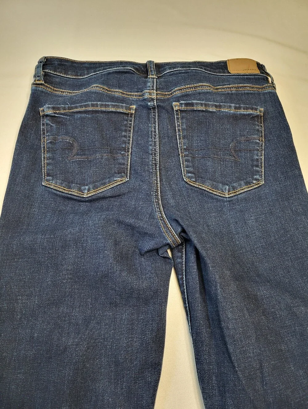 American Eagle Outfitters Women's 10 Dark Wash Next Level Stretch Skinny Jeans